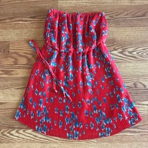 Forever 21 | Floral Printed Strapless Dress